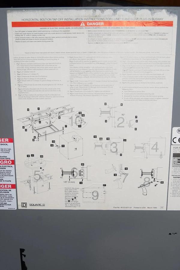 SQUARE D I-Line II Busway Tap Box PTB516GH Ser. 2 3P4W 600v 1600A 1600 Amp (NEW)
