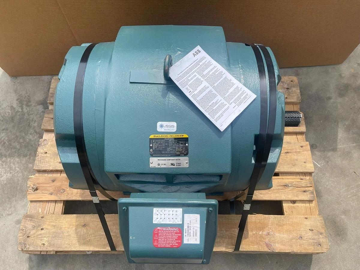 Baldor Reliance ABB SuperE Motor 1206905854-000020 100hp 3ph MP40G297 404TS NEW
