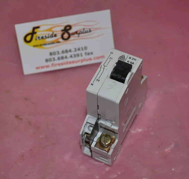 Used Stotz BBC Breaker S 211 K 6A S211 K6A 220/380v