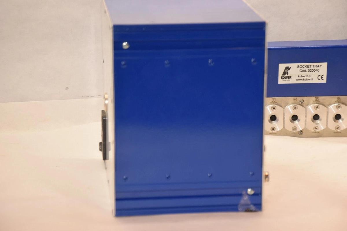 Used Kolver EDU 1AE/LTP/PLC/CC Power Supply Control Unit w/ Socket Tray 020040