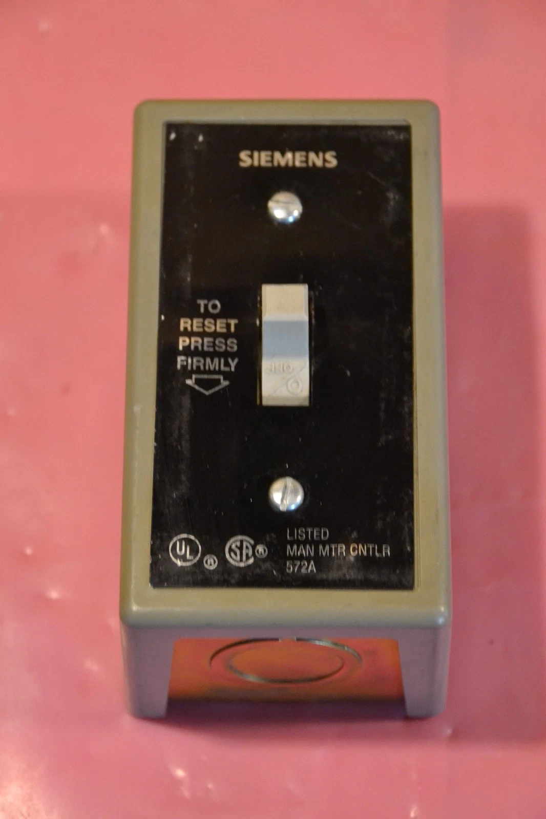 Siemens Manual Motor Starter SMF FO SMF-FO SMFFO SER. A NEW