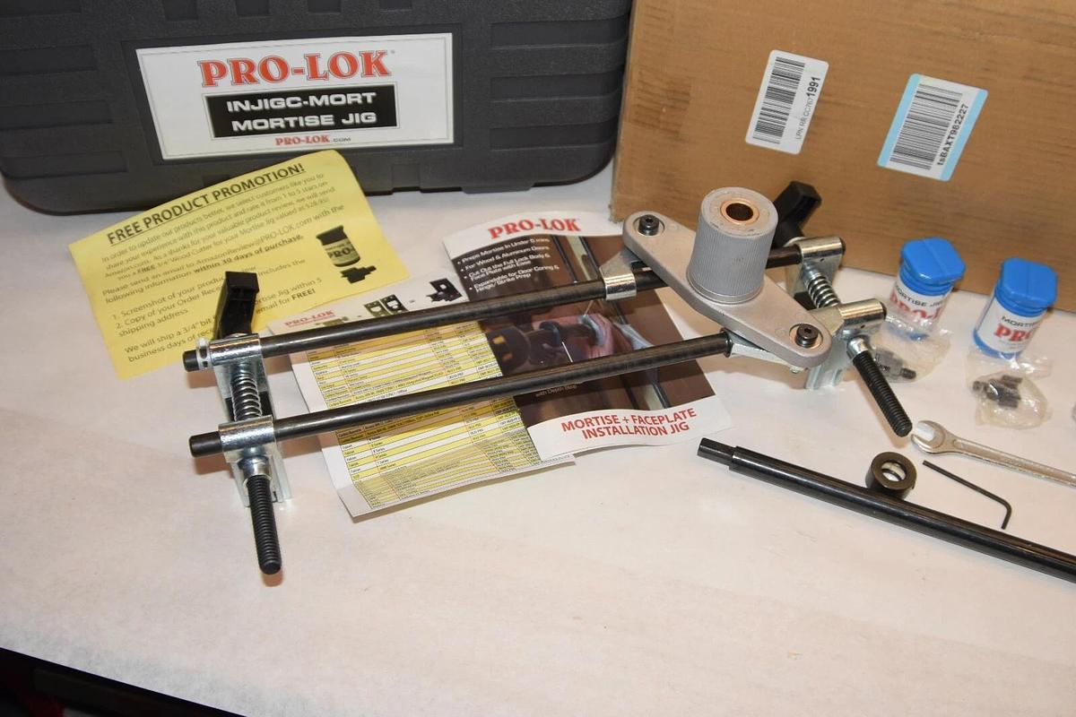 Pro-Lok INJIGC-Mort Mortise Lock and Faceplate Installation Jig Kit
