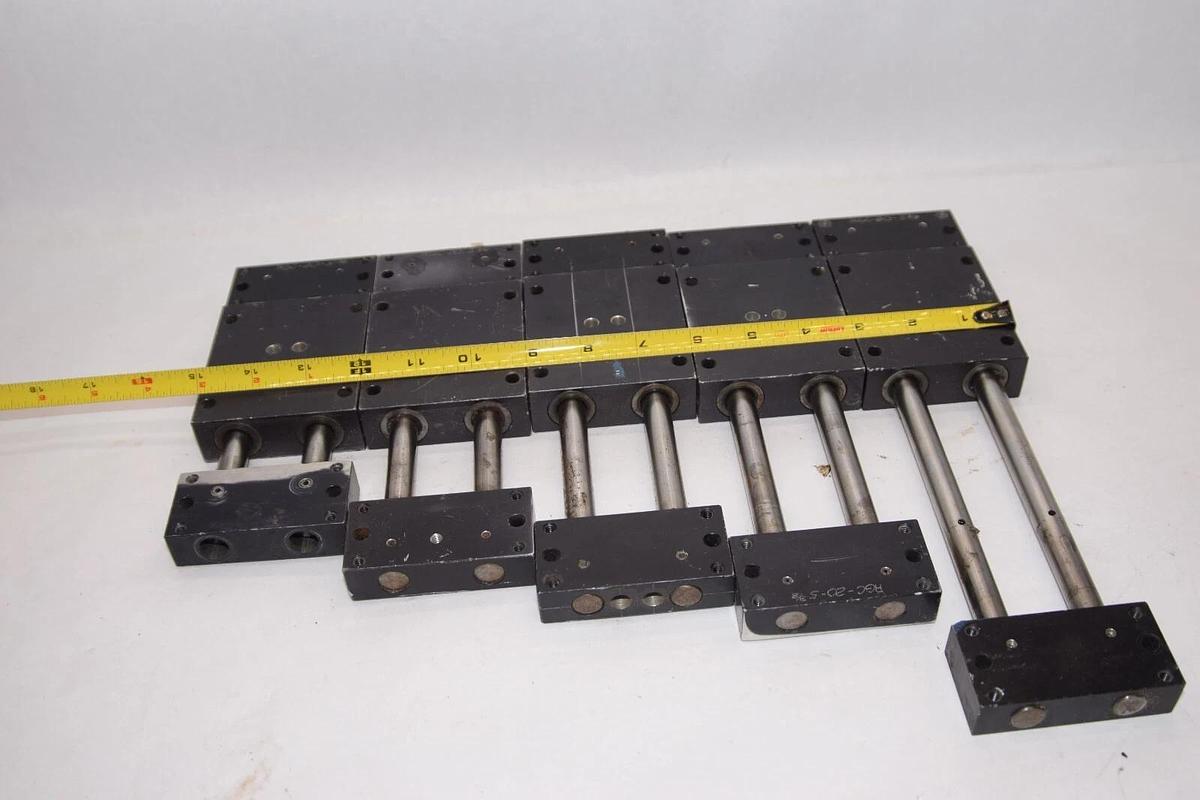 Used (Lot of 5) DURA-SLIDE RGC-20-5 3/8  Slides