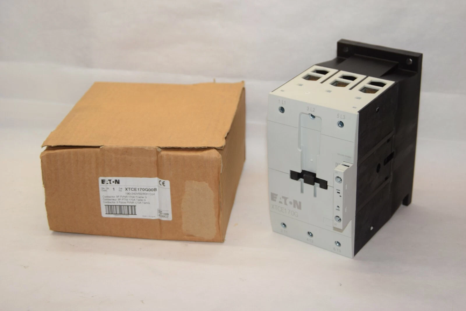 Used (New) EATON  XTCE170G00B Style XTB112659 FVNR 170A  190-240V Coil