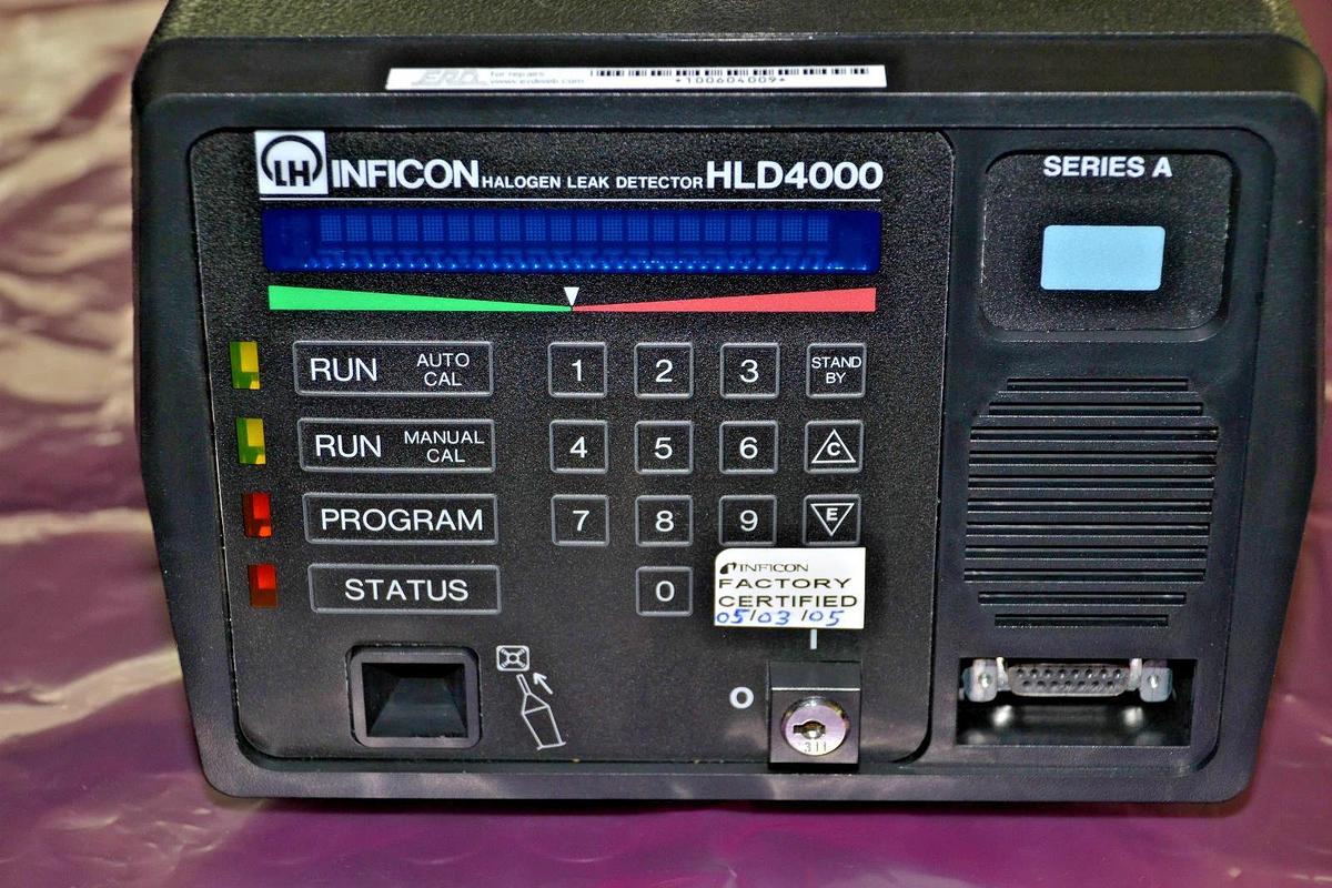 Used INFICON Leybold Halogen Leak Detector HLD4000 MODEL 702-500-G1 702500G1