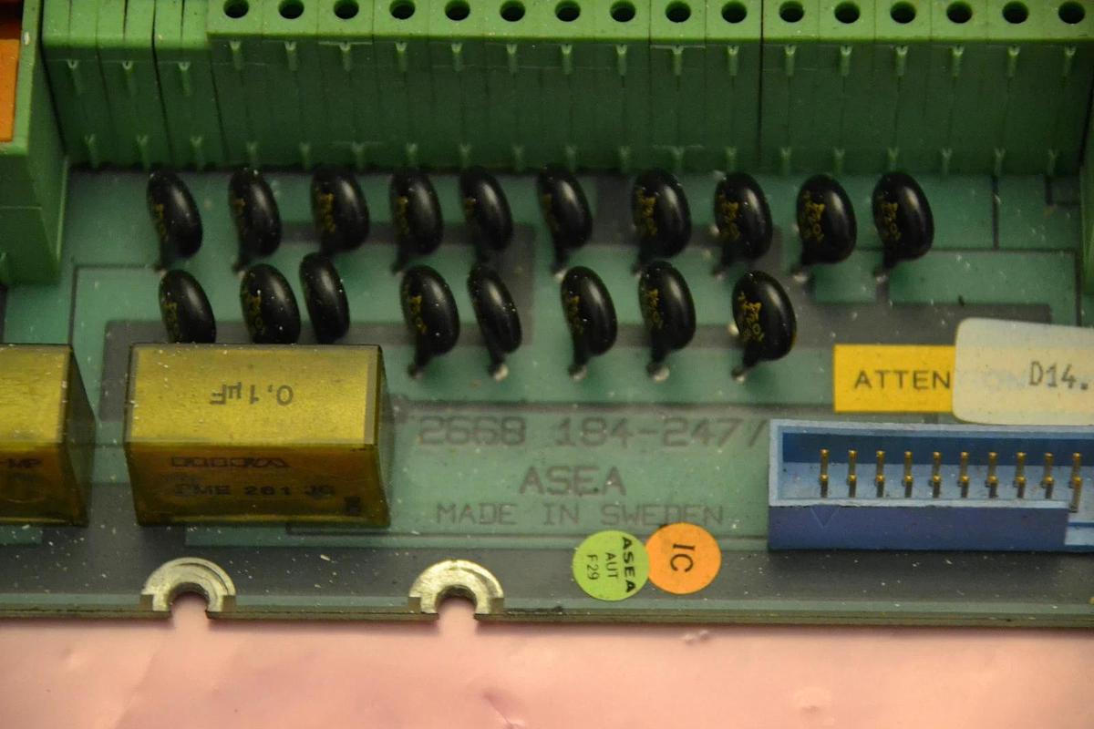 Used ASEA ABB CIRCUIT BOARD CARD 2668 184-247/2 2668 184 247 2 2668 26681842472