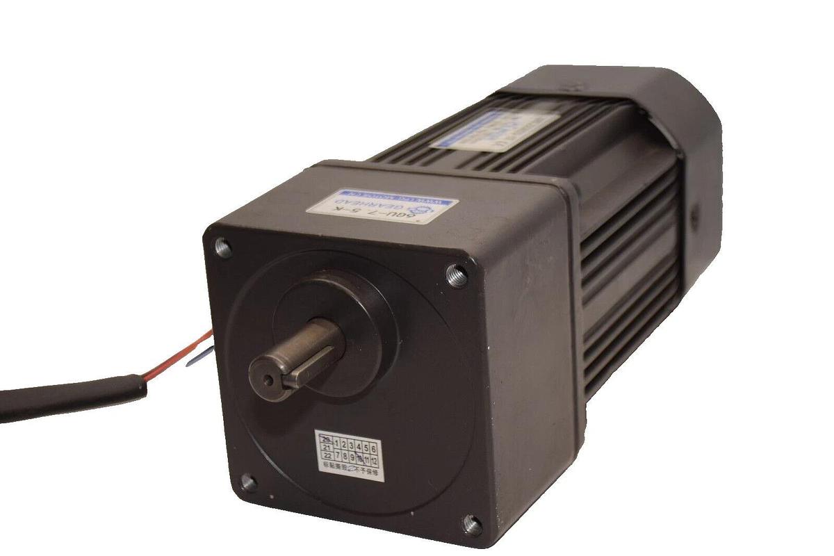 Used LPG 6RK200RGU-CF 200W 220V Speed Regulating Motor w/ Gearbox Reducer 6GU-7.5-K