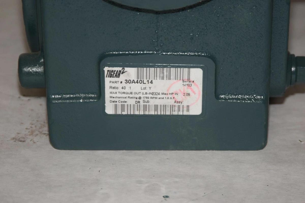 Used Dodge 30A40L14 TIGEAR-2 Reducer 40:1 1750RPM (Left) size 56