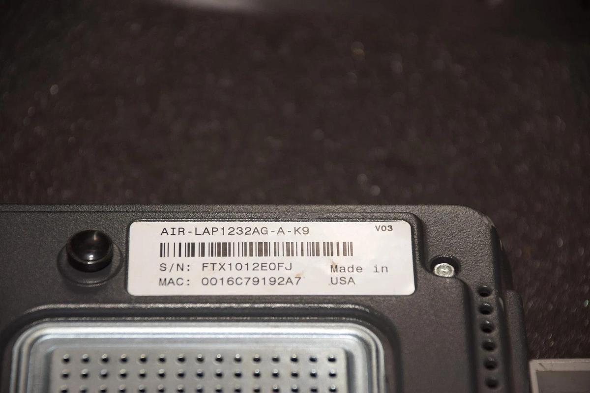 Used Cisco Aironet 1200 AIR-LAP1232AG-A-K9 AIR-LAP1232AG Wireless Access Point