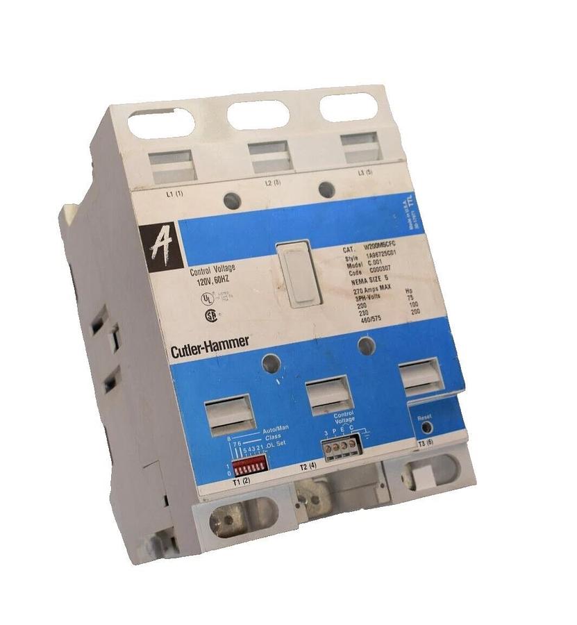 Cutler-Hammer Westinghouse W200M5CFC Size Sz 5 Motor Starter 1A96725C01 *REFURB*