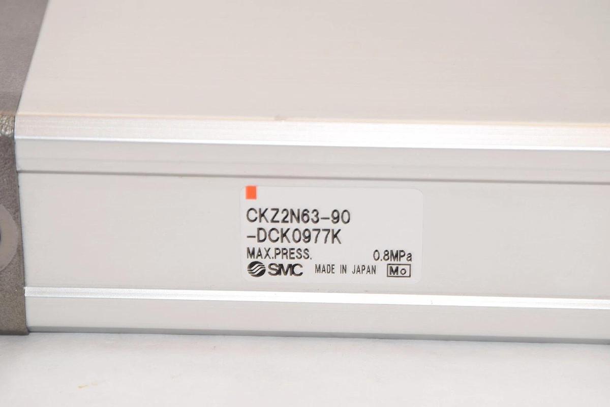 (NEW) SMC CKZ2N63-90-DCK0977K 0.8MPa Slim Line Clamp Pneumatic Cylinder