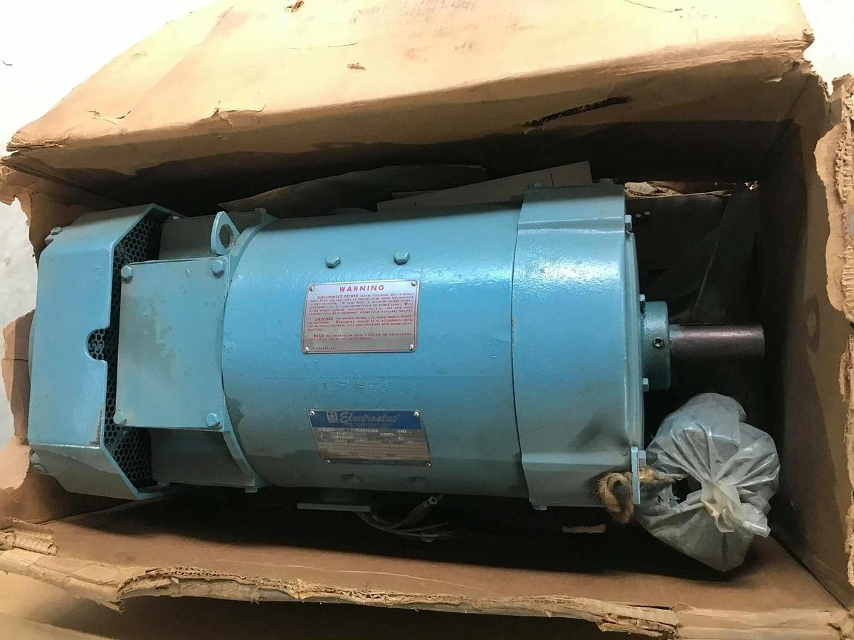 GENERAL ELECTRIC 7.5hp Direct Current Motor GE CD258AT 240vdc 1750 7.5 hp (NOS)