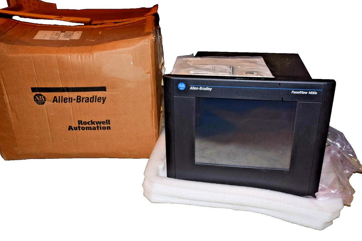 Allen Bradley Rockwell Panelview 1400e 1400ELTC6/G 1400ELTC6 Ser G Rev D *REFURB