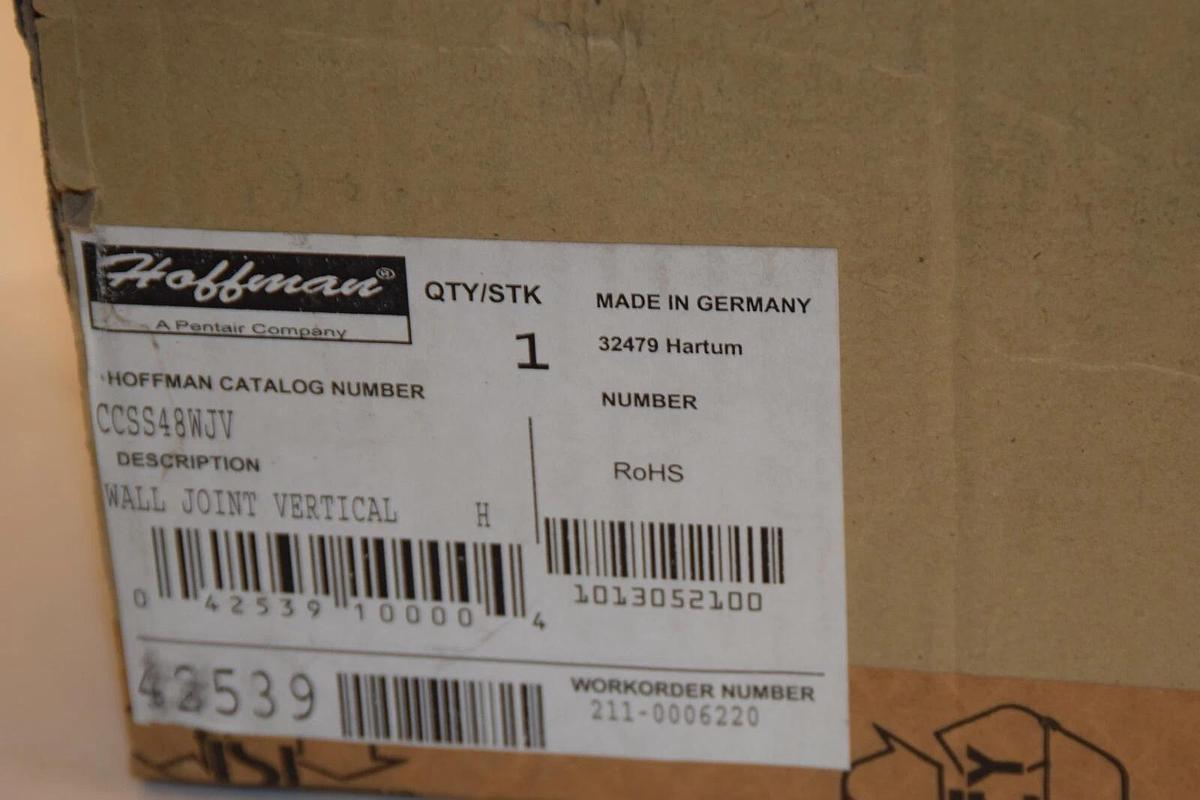 Hoffman CCSS48WJV Wall Joint, Vertical Mount, For Use With Hoffman Pendant CS480