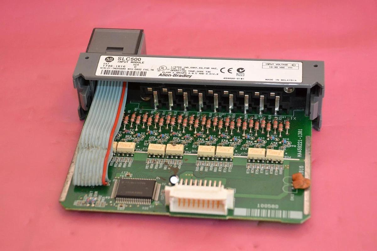 Used ALLEN BRADLEY SLC 500 Input Module 1746-IB16 1746IB16 Ser C