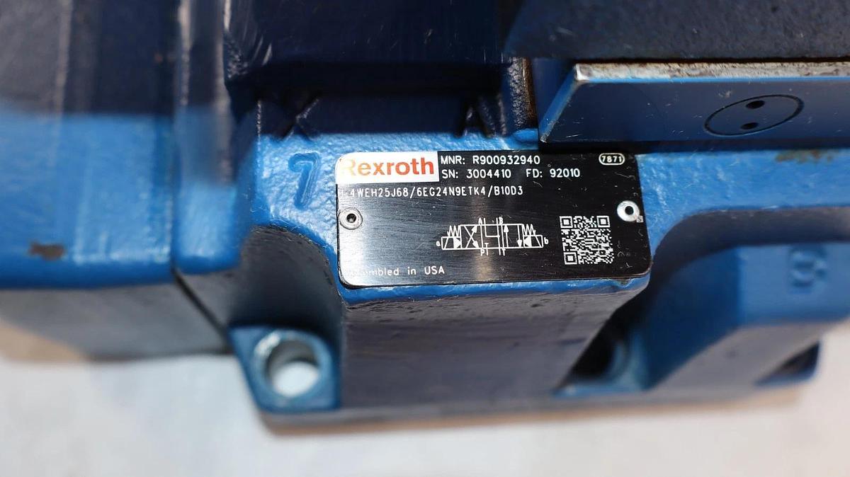 Rexroth Valve H-4WEH25J68/6EG24N9ETK4/B10D3 R900932940 R978017733 R900481621