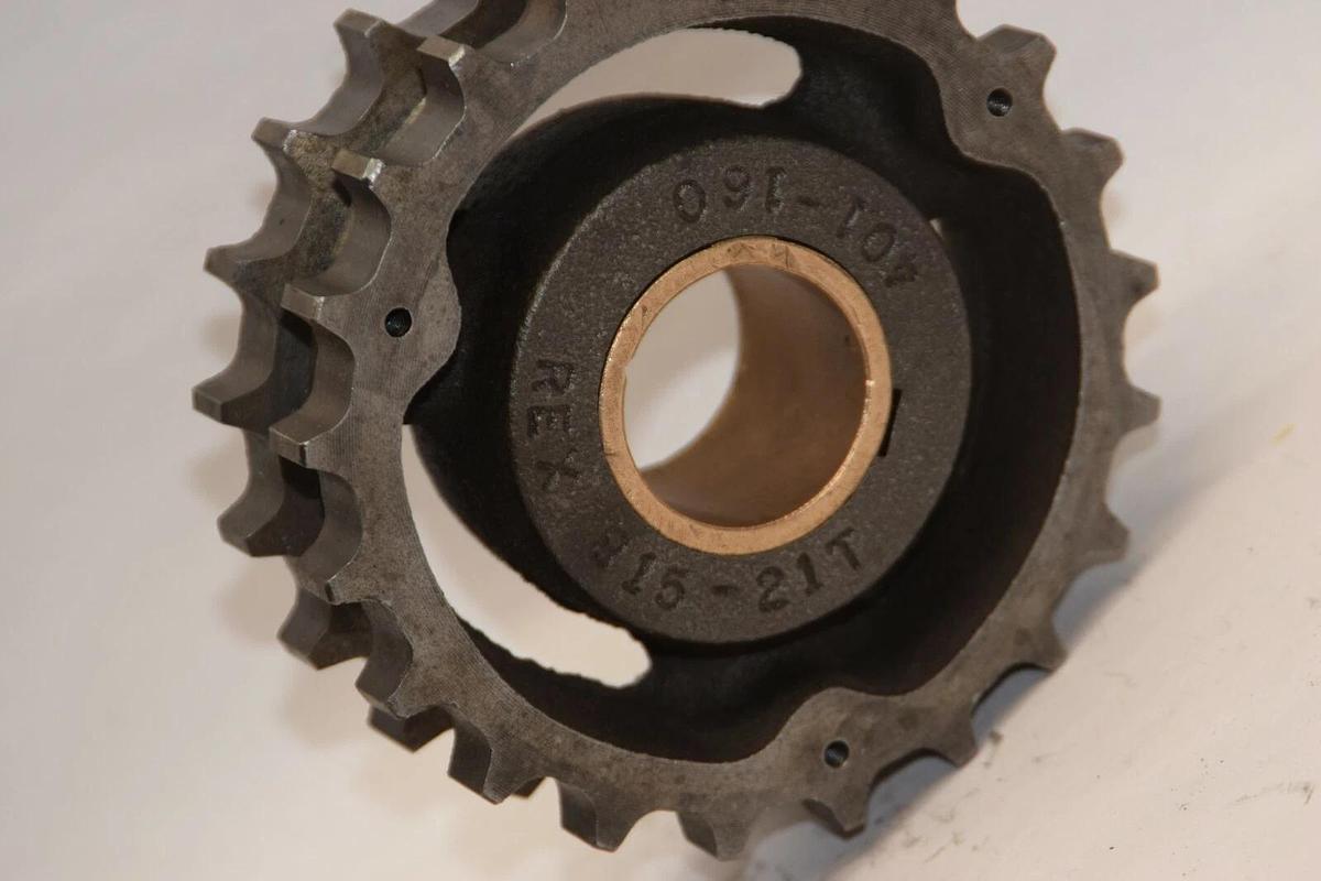 (NEW) REX 815-21T-1-7/16 815-21Tx1-7/16 21Teeth 1-7/16" Bore Non-Keyed Sprocket