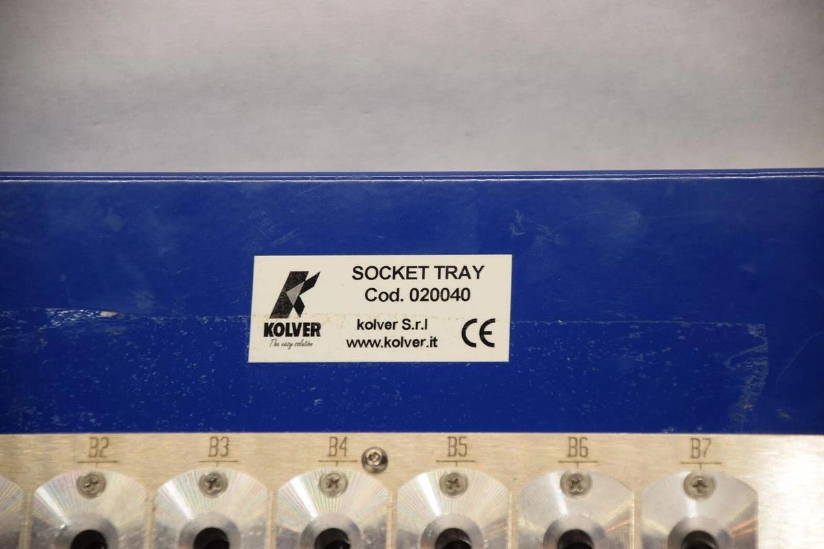 Used Kolver EDU 1AE/LTP/PLC/CC Power Supply Control Unit w/ Socket Tray 020040