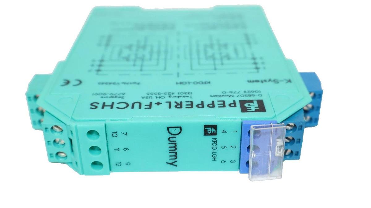 Used Pepperl + Fuchs KFDO-LGH , Y34343 Safety Barrier Place Holder Module