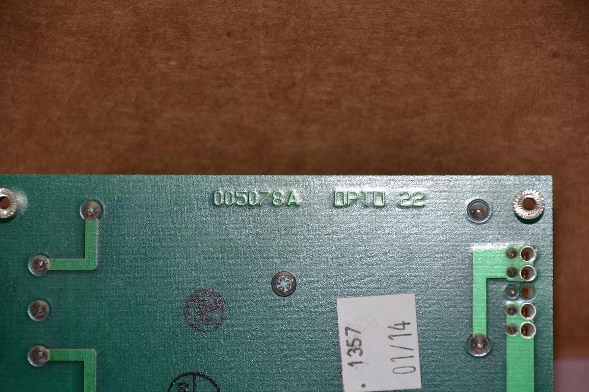 Used OPTO22 005078A POWER SUPPLY BOARD
