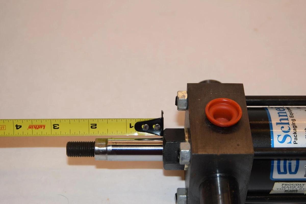 (NEW) SCHNEIDER SHA-2x1.5 2" Bore 1.5" Stroke Pneumatic Air Cylinder
