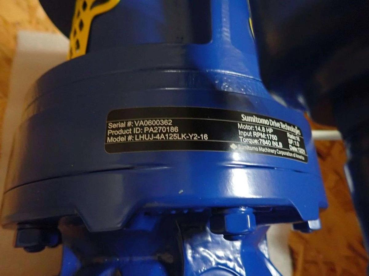 Sumitomo LHUJ-4A125LK-Y2-16 Drive Gear Reducer Ratio 16:1  1750 RPM, 14.8 HP