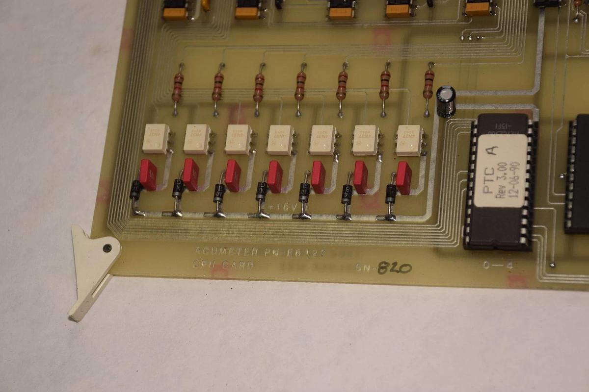 Used ACUMETER, CPU CARD, PN-E6127  PN-E6127 9000-0420
