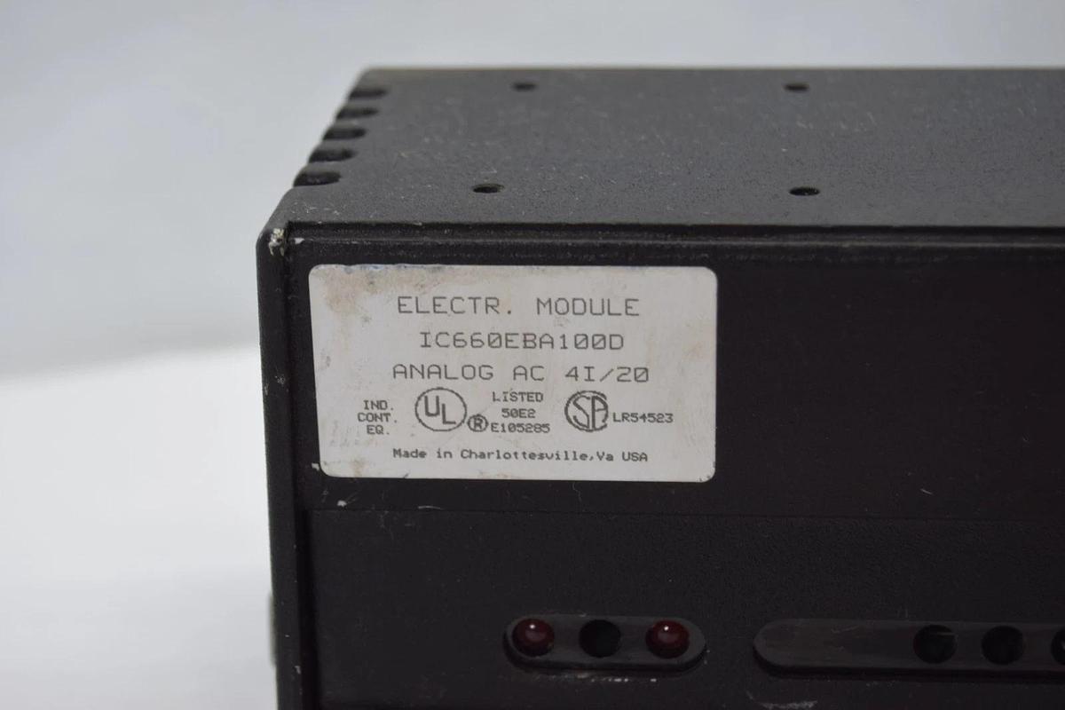 Used GE FANUC Electronic Module I/O Block IC660EBA100D IC660BBA100 IC660EBA100
