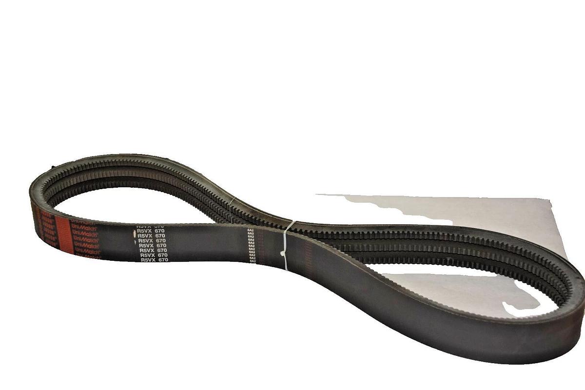 JASON Belt V-Belt Cogged R5VX670 R5VX 670 R5VX-670 3/R5VX670 R5VX6 70-3 2" NEW