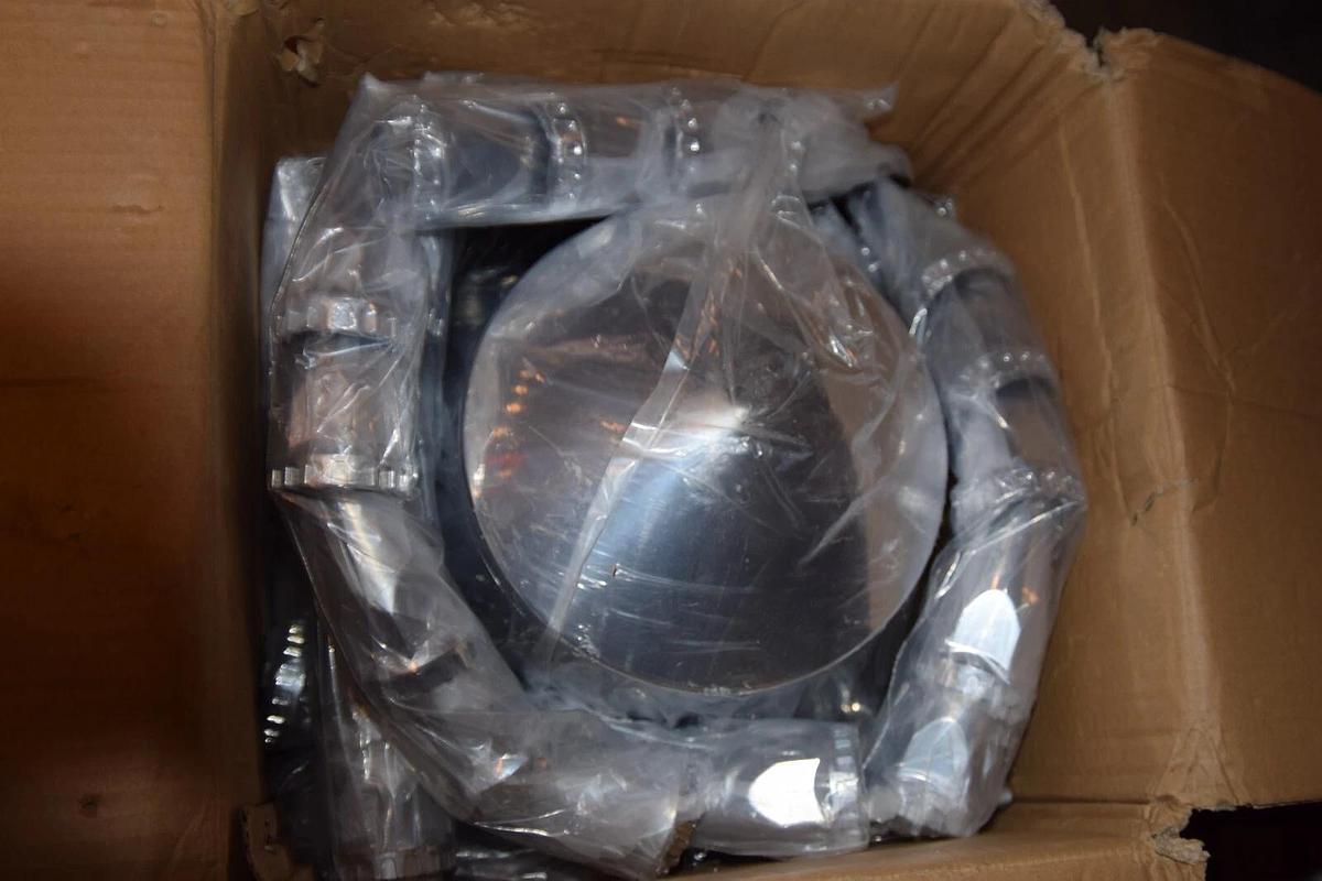 (NEW) JIUXI JX-FRP6 33mm Chrome ABS Complete Axle Cover Set (Spiked)