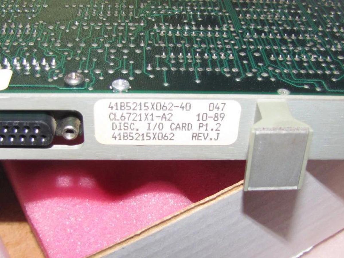 Fisher Rosemount Disc I/O 41B5215X062 J CL6721X1-A2 NEW