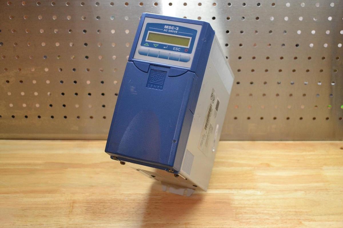 Used Zener MSC-3 AC Drive MSC3 MSC-3R3 MSC3R3 3R00323 0-480vac 3ph