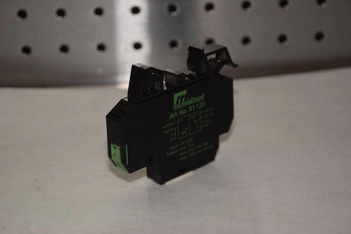 Used MURRELEKTRONIK 51 120 51120 24V 8A 250V AC/DC 1250 VA / 240W RELAY