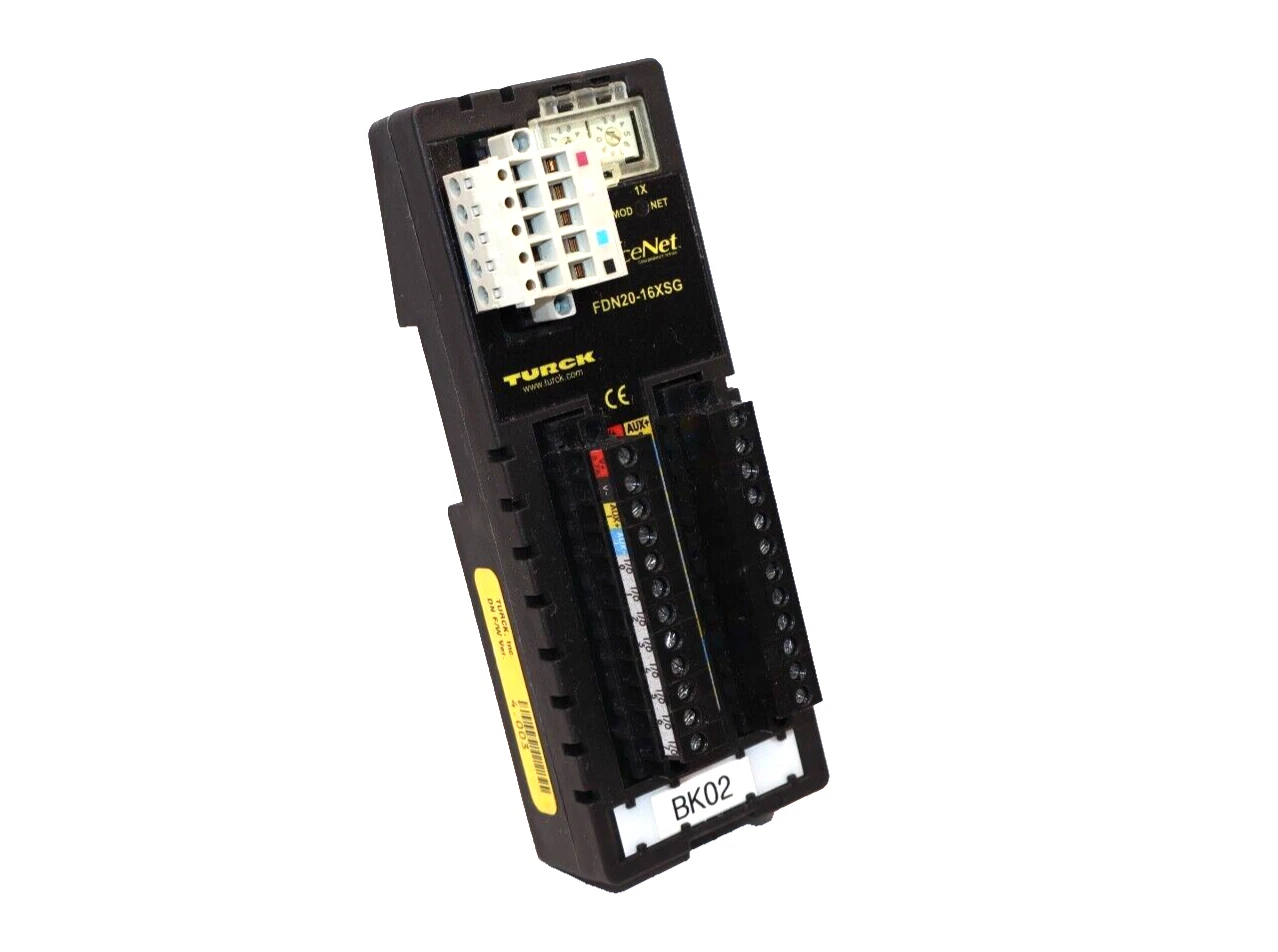 Used TURCK FDN20-16XSG , F0175-15215-3611 Devicenet Bus Interface Module