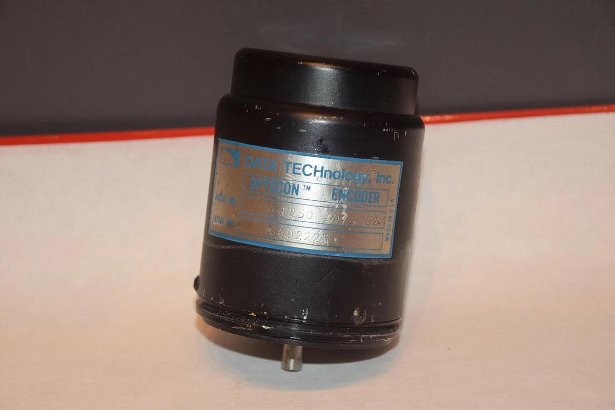 Used DATA TECHNOLOGY OC25-1250-50/5-62B OPTECON ENCODER