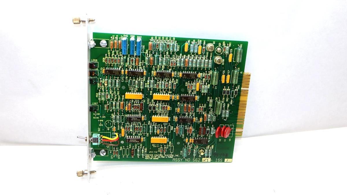 Used MASTER CONTROL SYSTEMS Voltage & Phase Monitor Board Card EC-VP ECVP  562127