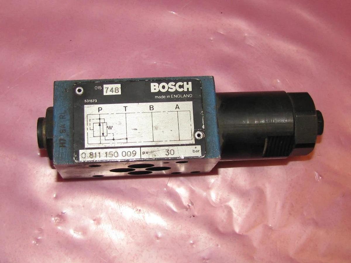 Used BOSCH VALVE 0 811 150 009  0811150009 30 BAR