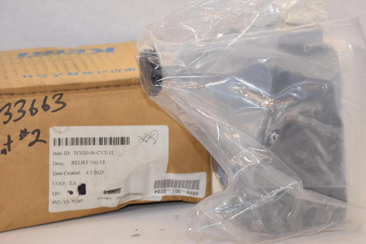 TOKYO KEIKI Tokimec TCG20-06-CVY-12 Relief Valve 3.5-14 MPa (NEW)