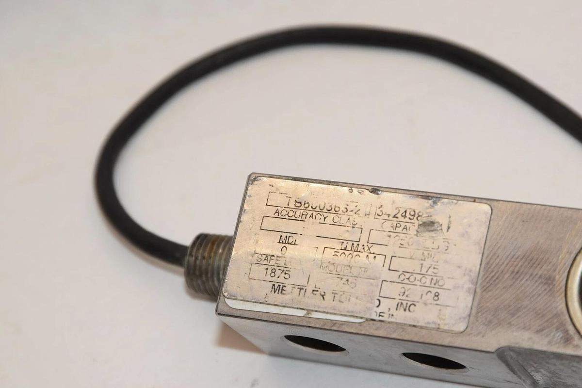 Used METTLER TOLEDO Load Cell TB600363-2 1250 Capacity 745 92-108