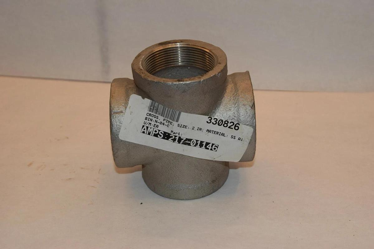 NEW ASP 217-01146 21701146 2" CROSS PIPE STAINLESS STEEL