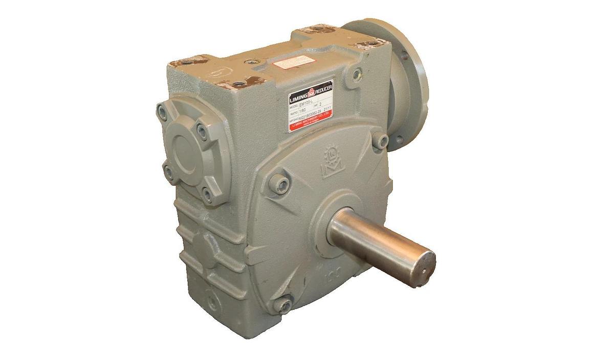 LIMING SPEED REDUCER Gear Box EM100-L Ratio 1/60 M221B03062-29 (New)