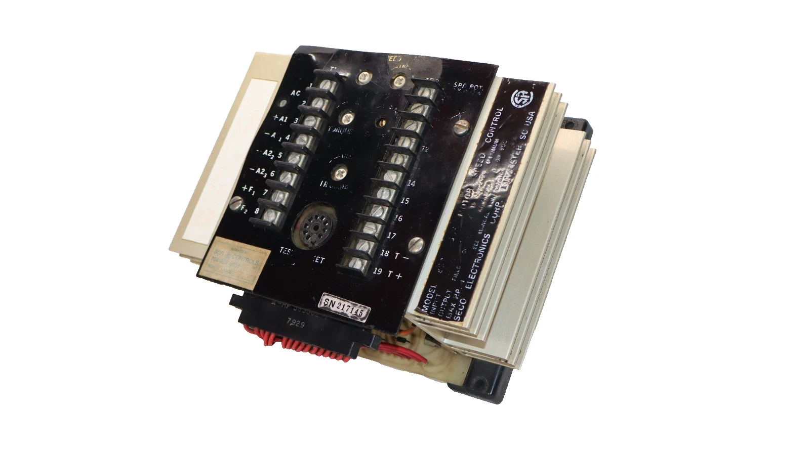 Used Seco Electronics Motor Speed Control 8500 SCR 120Vac 15A 0-90Vdc Armature