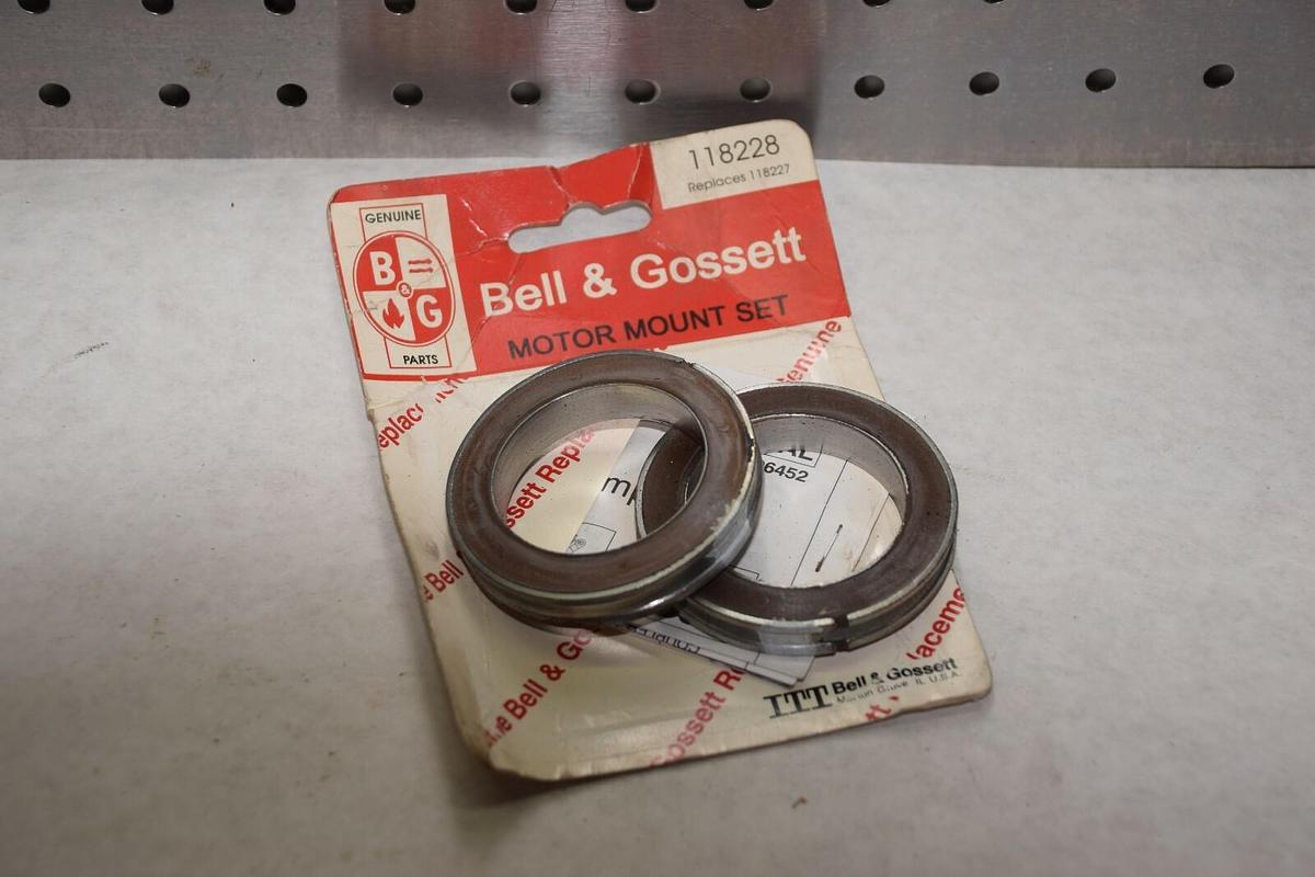 BELL & GROSSETT 118228 REPLACES 118227 MOTOR MOUNT SET NEW
