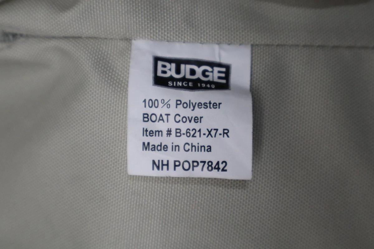 Budge B-621-X7-R , B621X7R , NH POP7842 Polyester T-Top Boat Cover 22-24' (New)
