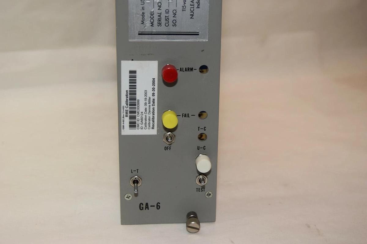 Used NMC GA-6 GA6 115V 60Hz Alarm Module