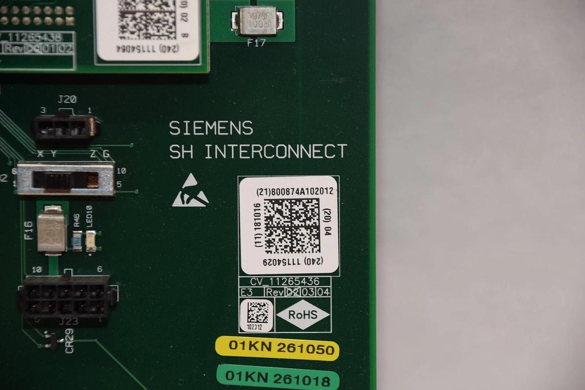 Used SIEMENS 11154064 , CV_11265438 , SH Interconnect Board Card