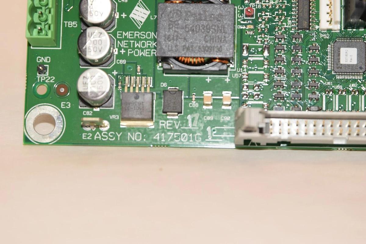 (NEW) EMERSON /LIEBERT 417501G1 Rev 17 Network + Power Circuit Board