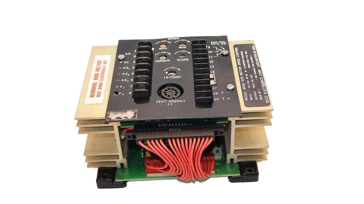 Used Seco Electroncis 8500 120Vac 60Hz 15Amp SCR Motor Speed Control