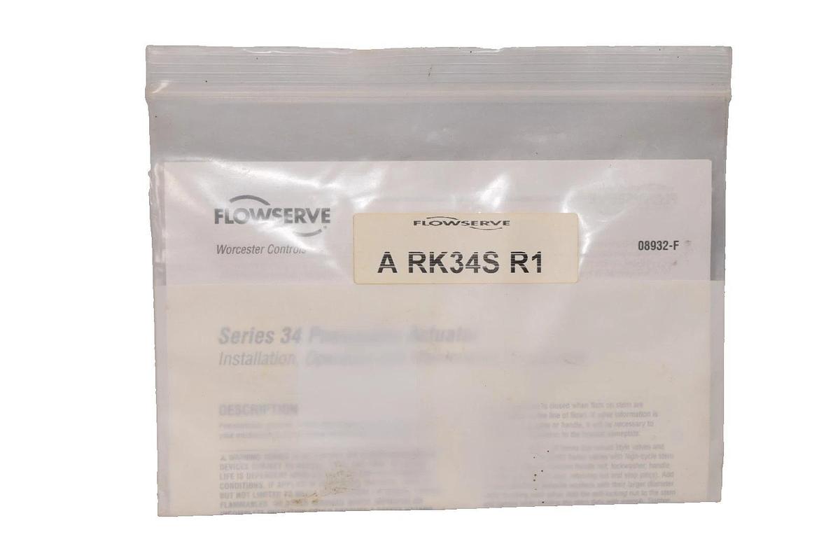 Flowserve A RK34S R1 , ARK34SR1 Rebuild Kit For Air Actuator Series 34 (New)