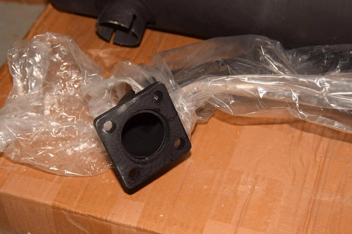 (NEW) WEELPARZ 6701151 7100840M Exhaust Pipe and Muffler